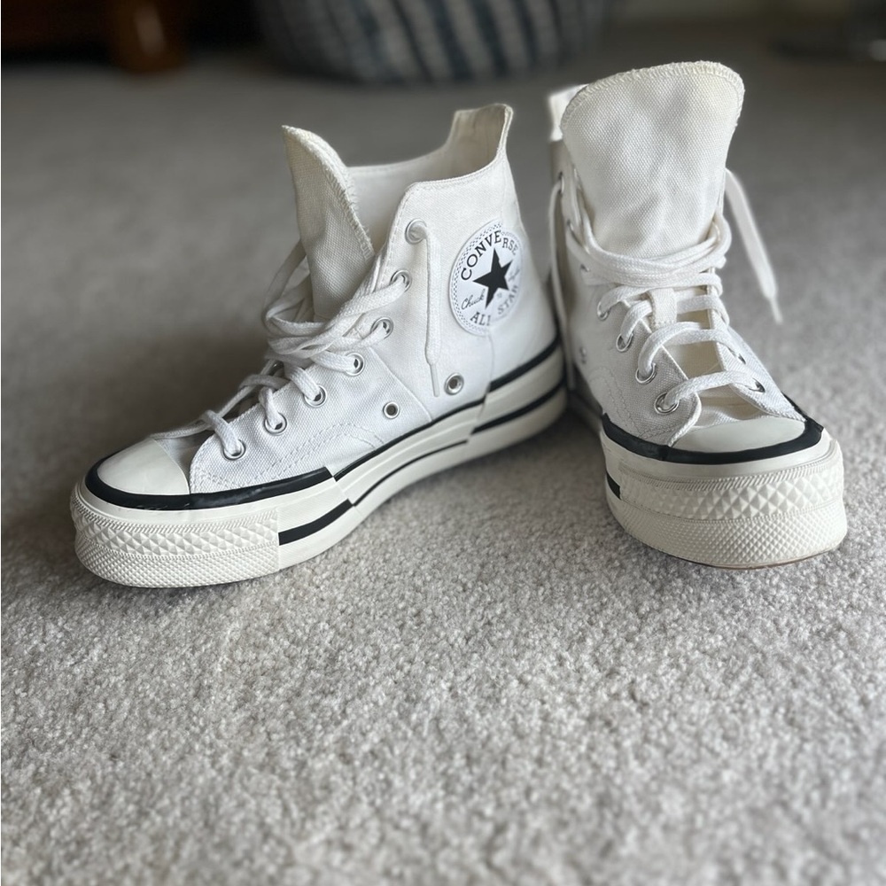 Converse Chuck Taylor All Star White High-Tops Glitch